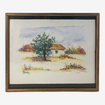 Provencal landscape signed Jean-Marc l'Huillier and dated 96