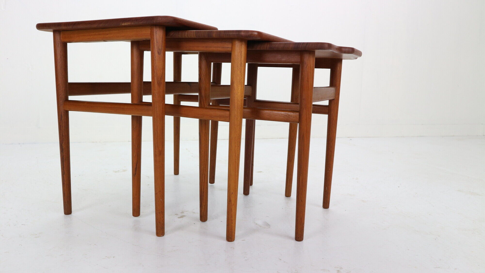 Mid-Century Modern Danish Teak Nesting by Kurt Østervig for Jason Mobler, 1960s