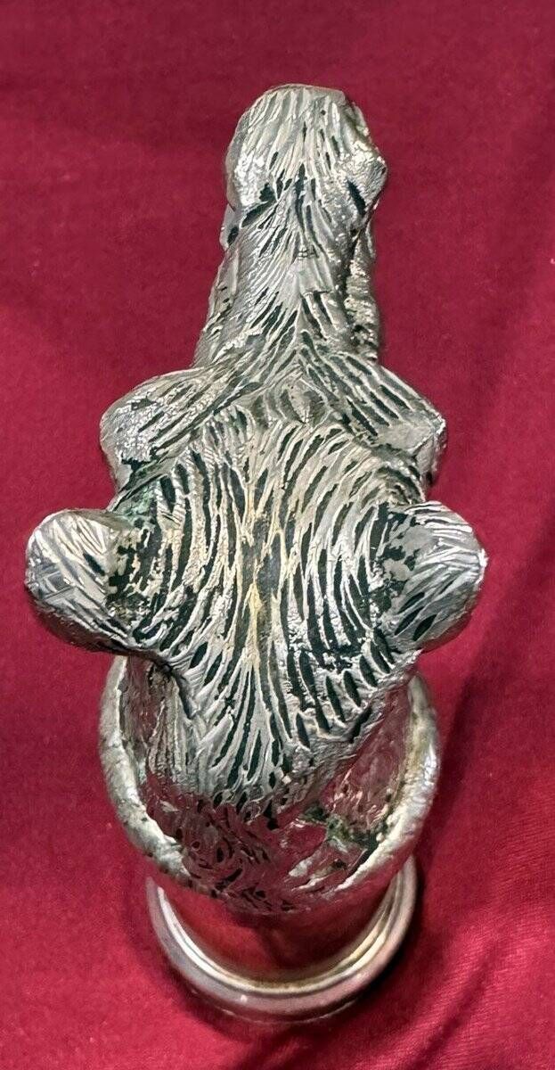 Gucci Italy: Silver-Plated Horsehead Pepper Mill Circa 1970