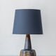 Søholm Danish Modern Stoneware Table Lamp, Brown and Blue Glaze, New Shade