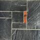 Vintage slate coffee table by Pierre Lèbe, 1960
