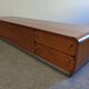 Low Space Age teak sideboard from the 60s/70s