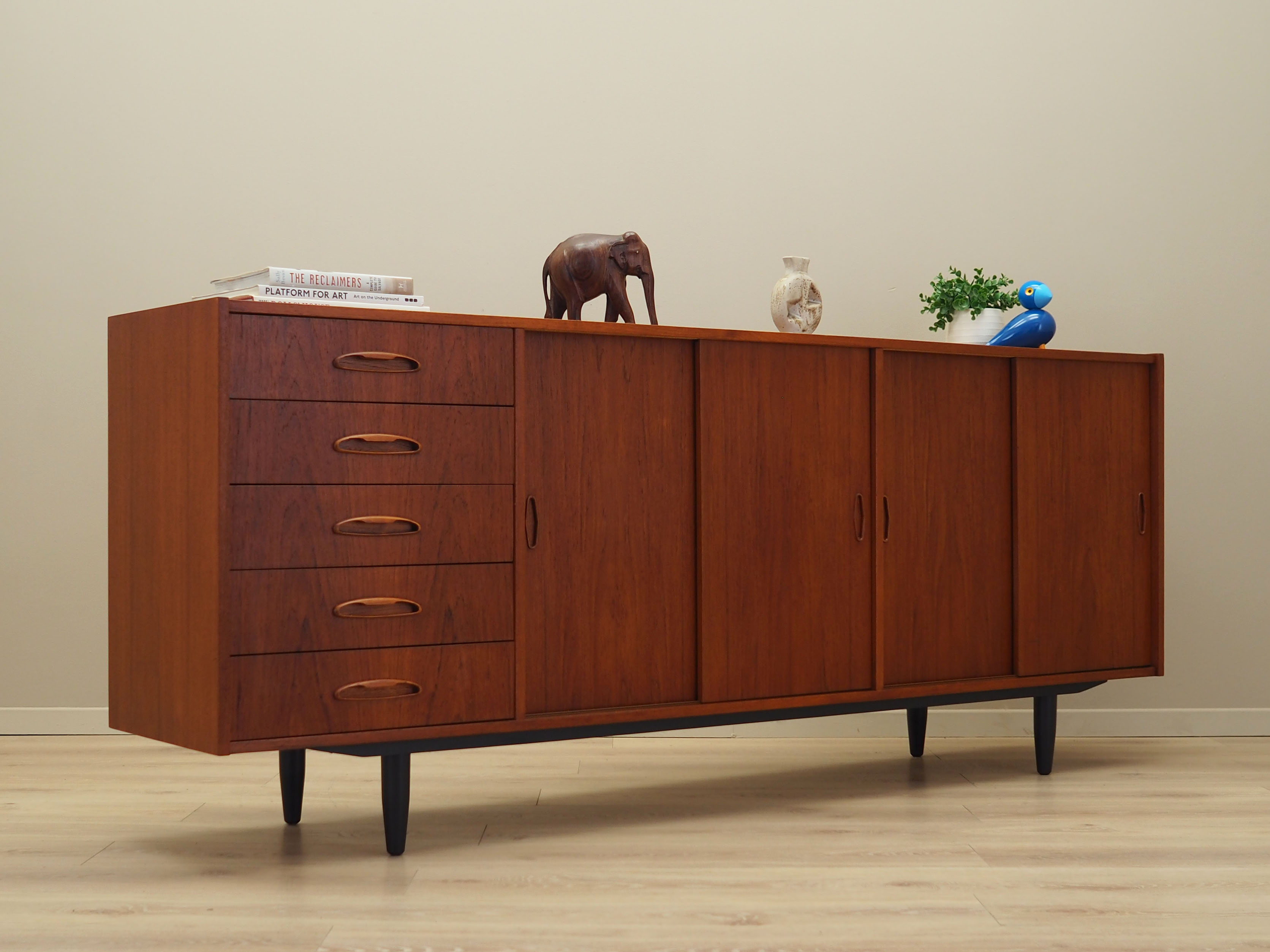 Teak sideboard, Danish design, 1970s, production Denmark