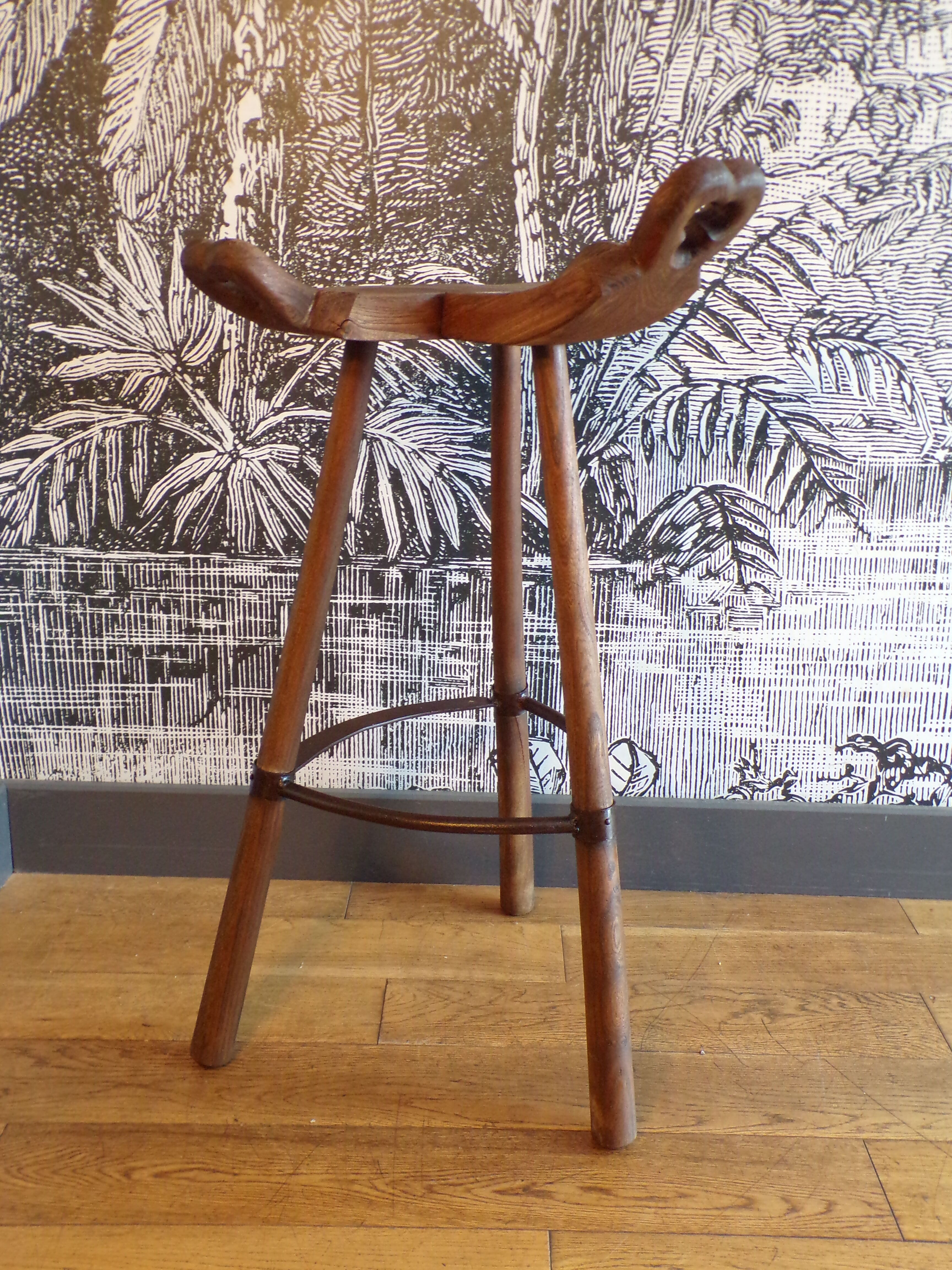 Old Spanish bar stool