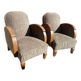 Paire de fauteuils art deco