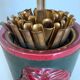 Vintage cigarette holder 1960 Longchamp leather horse - 11 x 10 cm