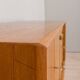 Sven Andersen Scandinavian long teak sideboard with 5 drawers, Norway, 1960