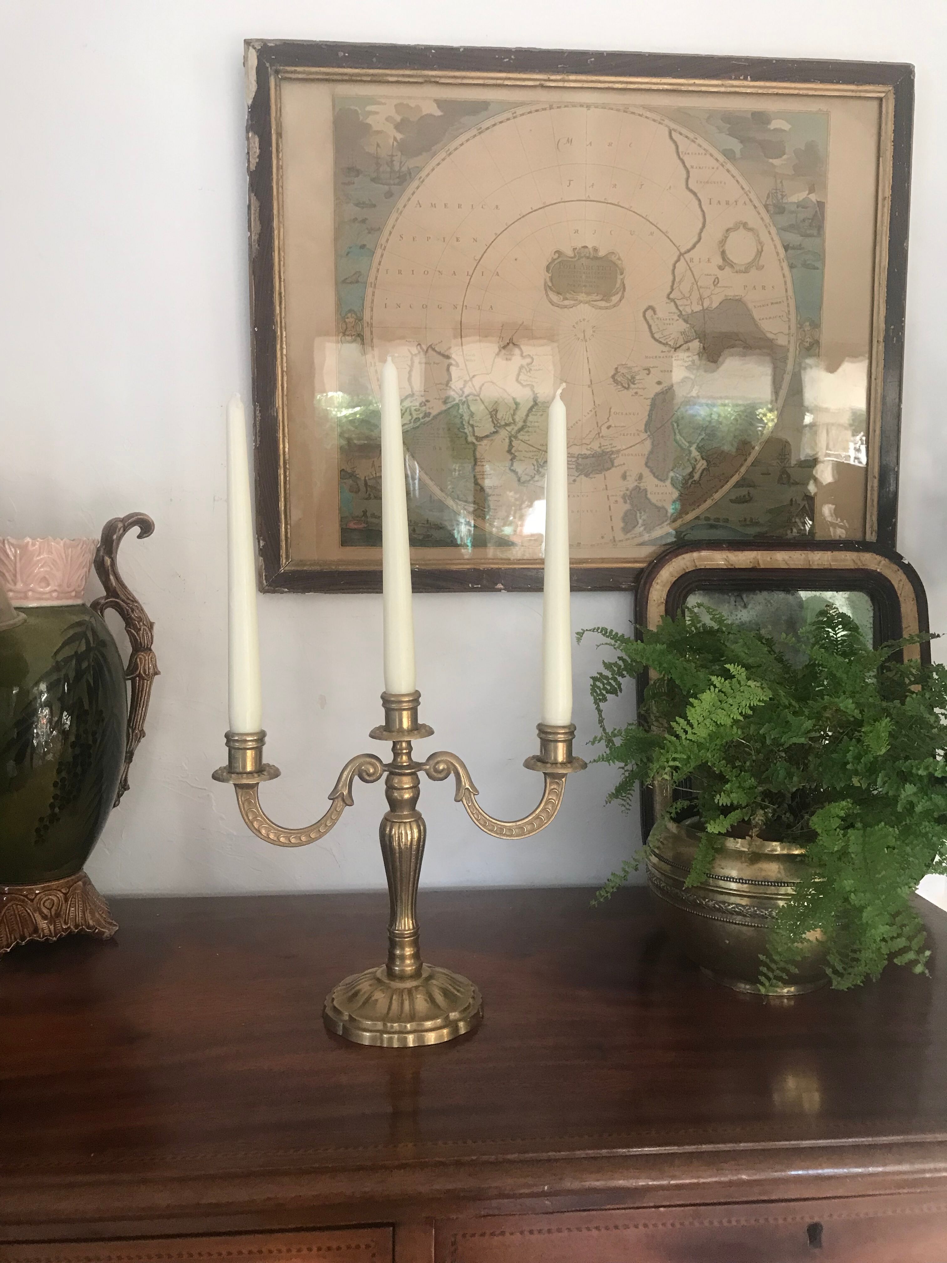 Solid brass chandelier