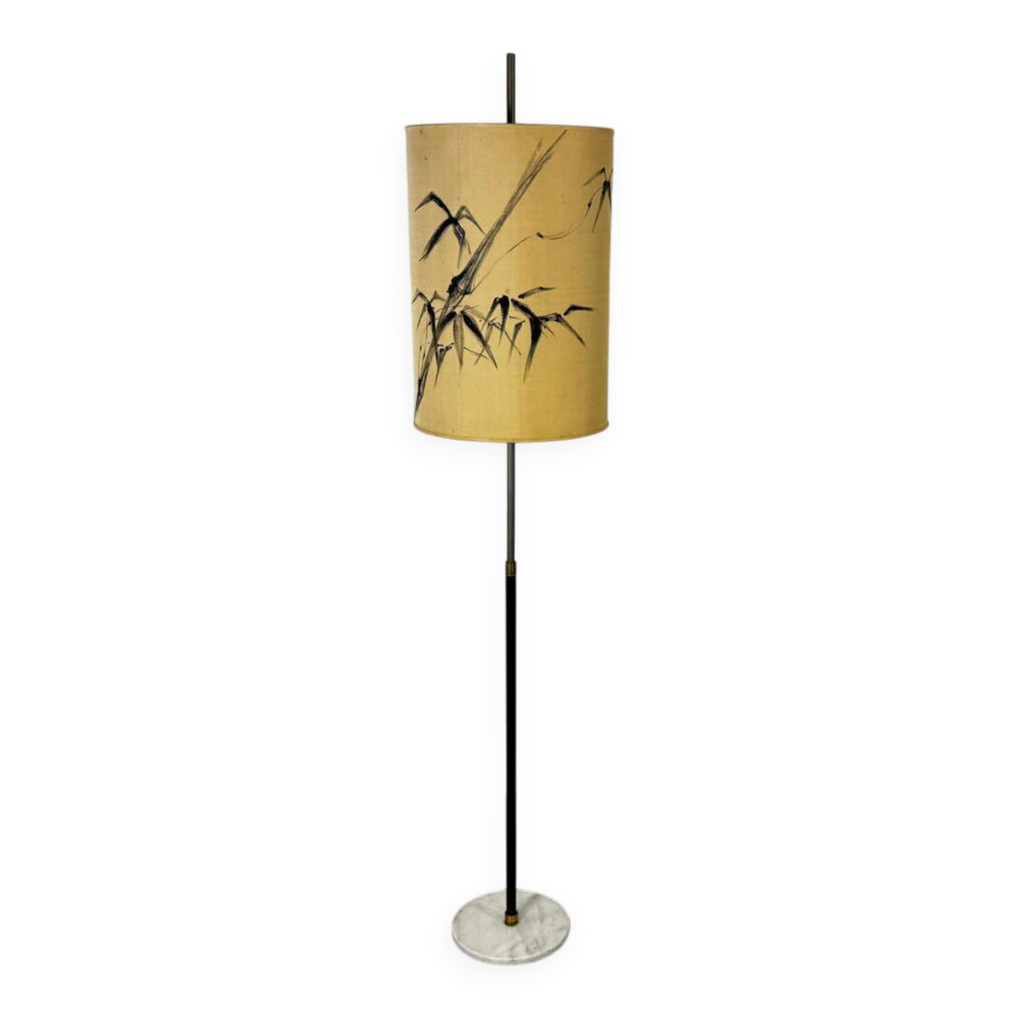 Mid-Century Modernist Italian Floor lamp with Marble Base, 1950s
