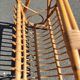 Vintage rattan magazine door