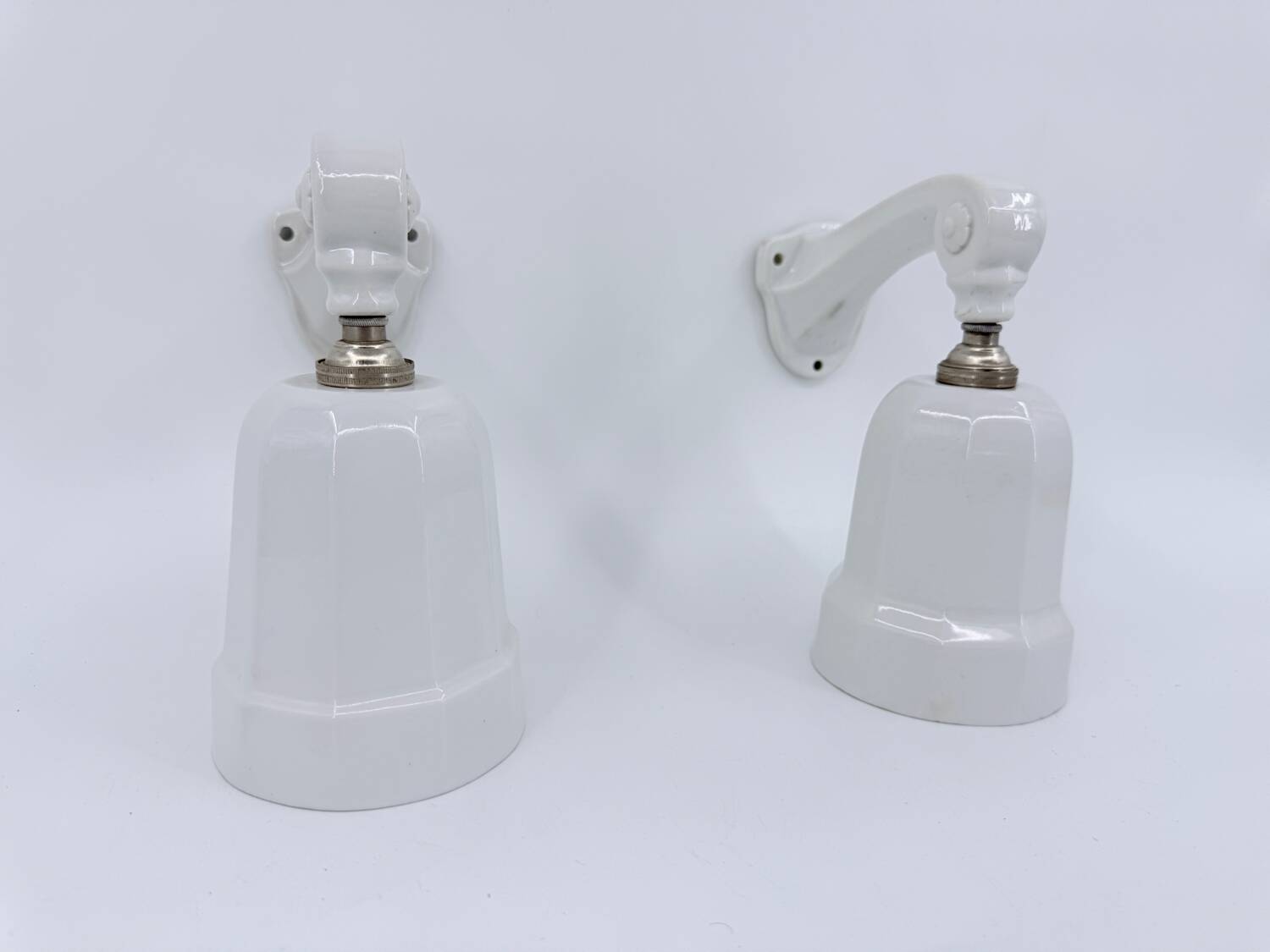 Art Deco porcelain wall lights