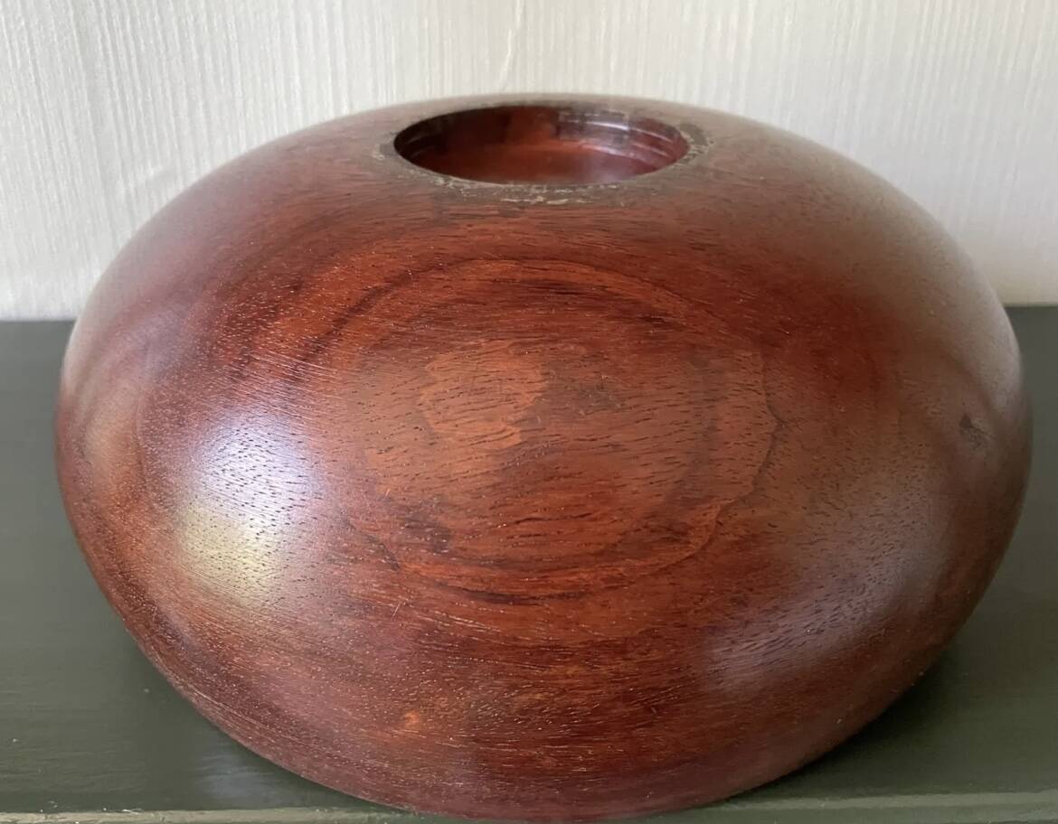 Vintage teak bowl