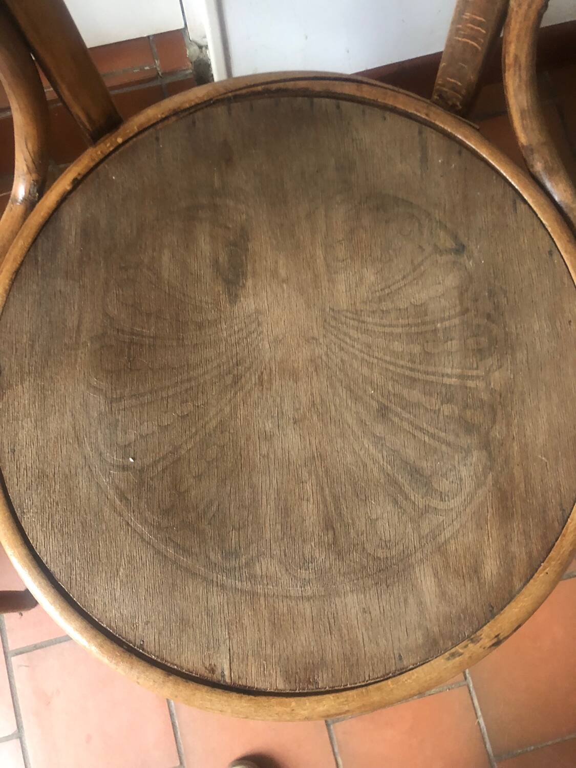 Pair of vintage Jacob and Josef Kohn Wien Bentwood bistro armchairs