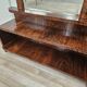 Art Decò dressing table in walnut root with mirror