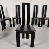 10 chairs by Pietro Costantini, Italy 80s