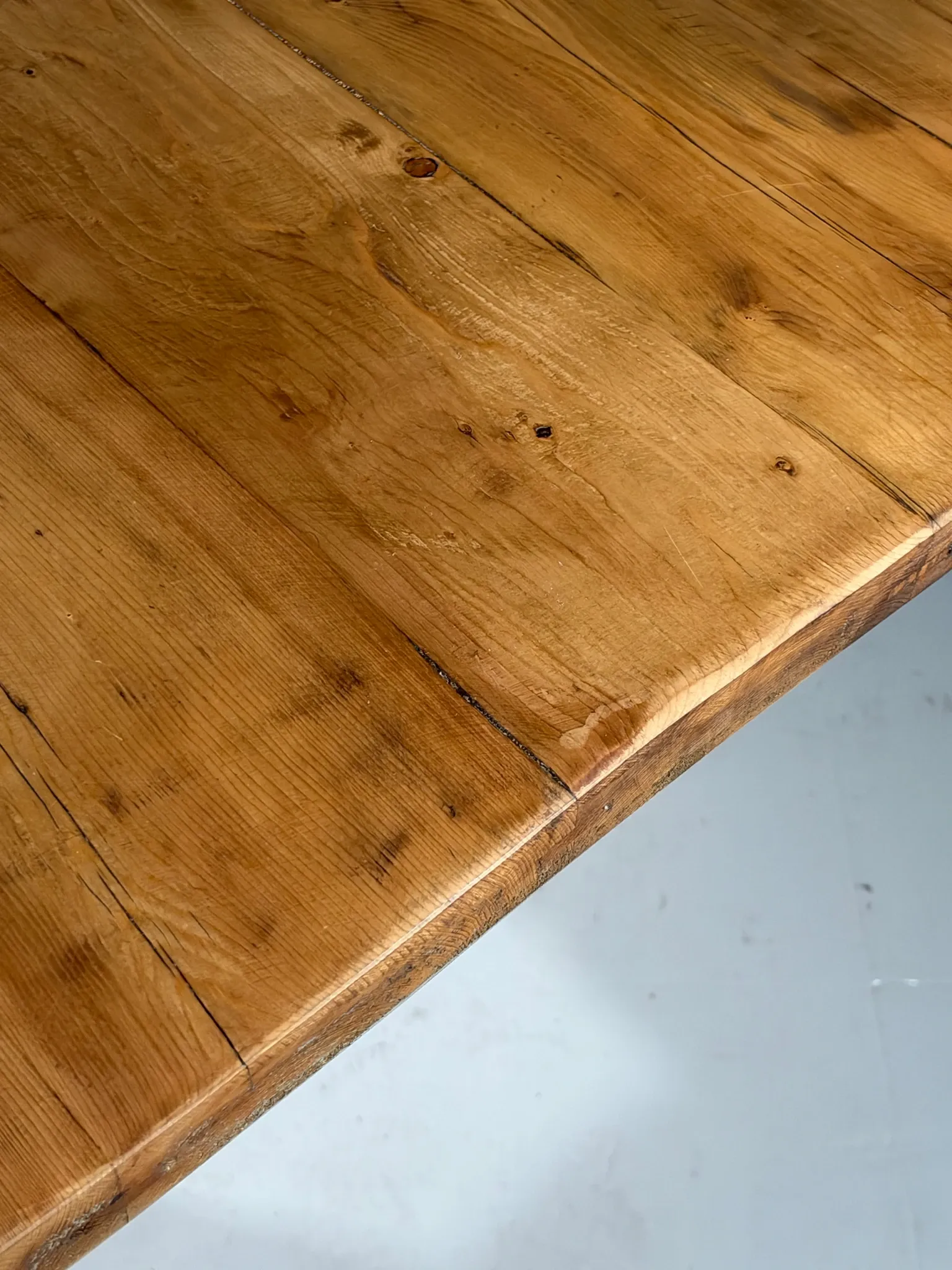 Grande table de monastère en bois style campagnard 298 cm