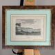 Tableau, gravure paysage à ANTIBES époque XIXe