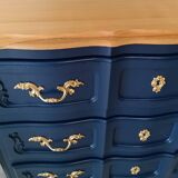 Louis XV style chest of drawers with a makeover