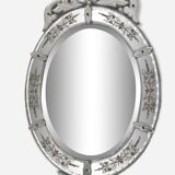 Oval Venetian mirror