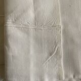 Reserve sheet in linen canvas 1960 embroidered bumblebee Blue Flower