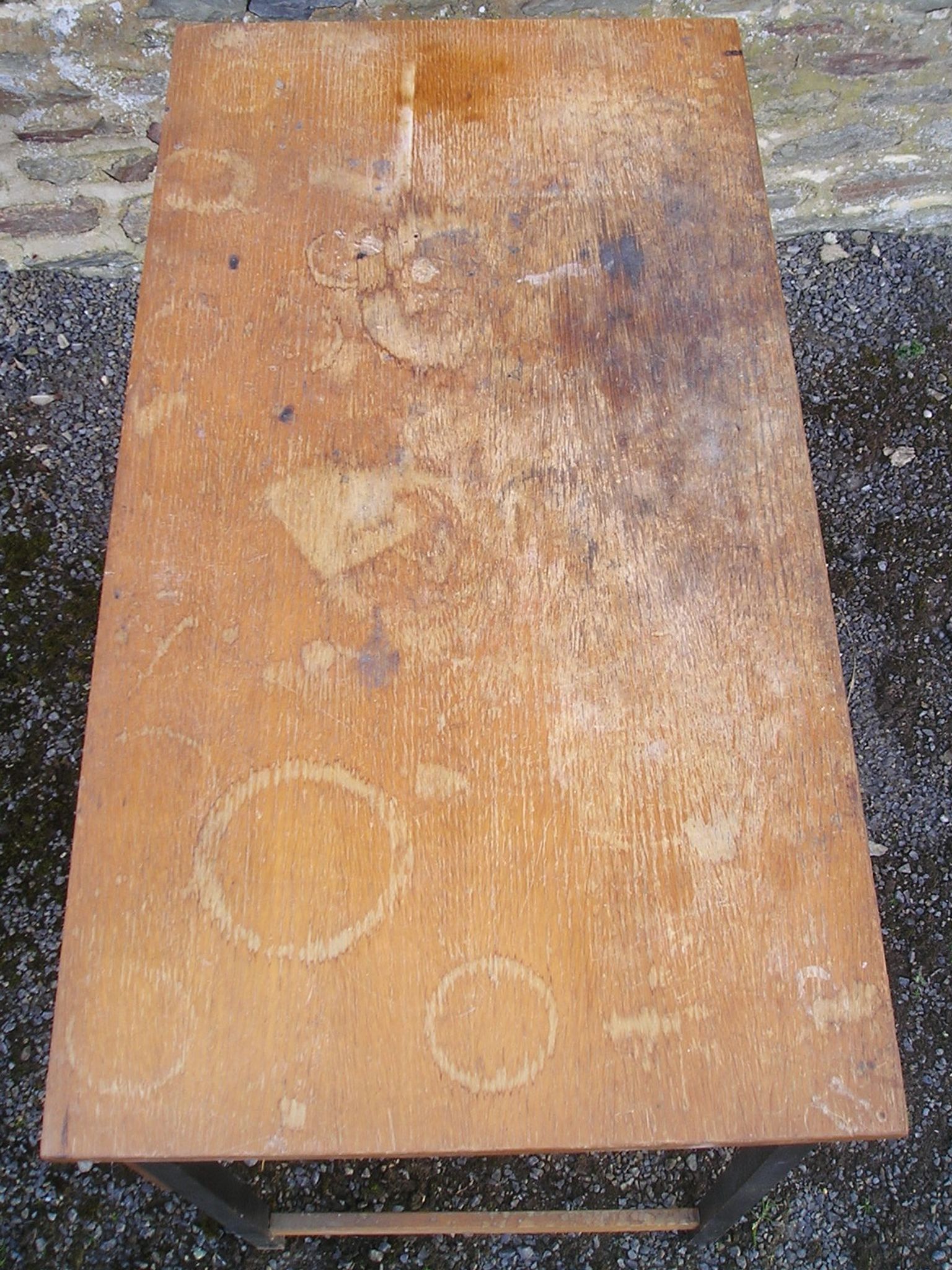 Bureau bois et métal des années 60/70