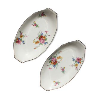 Raviers flowery in vintage porcelain