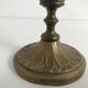 Copper and brass oil lamp