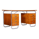 Bauhaus Writing Desk in Beech from Mücke-Melder, 1930s