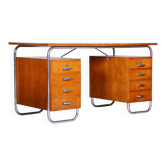 Bauhaus Writing Desk in Beech from Mücke-Melder, 1930s