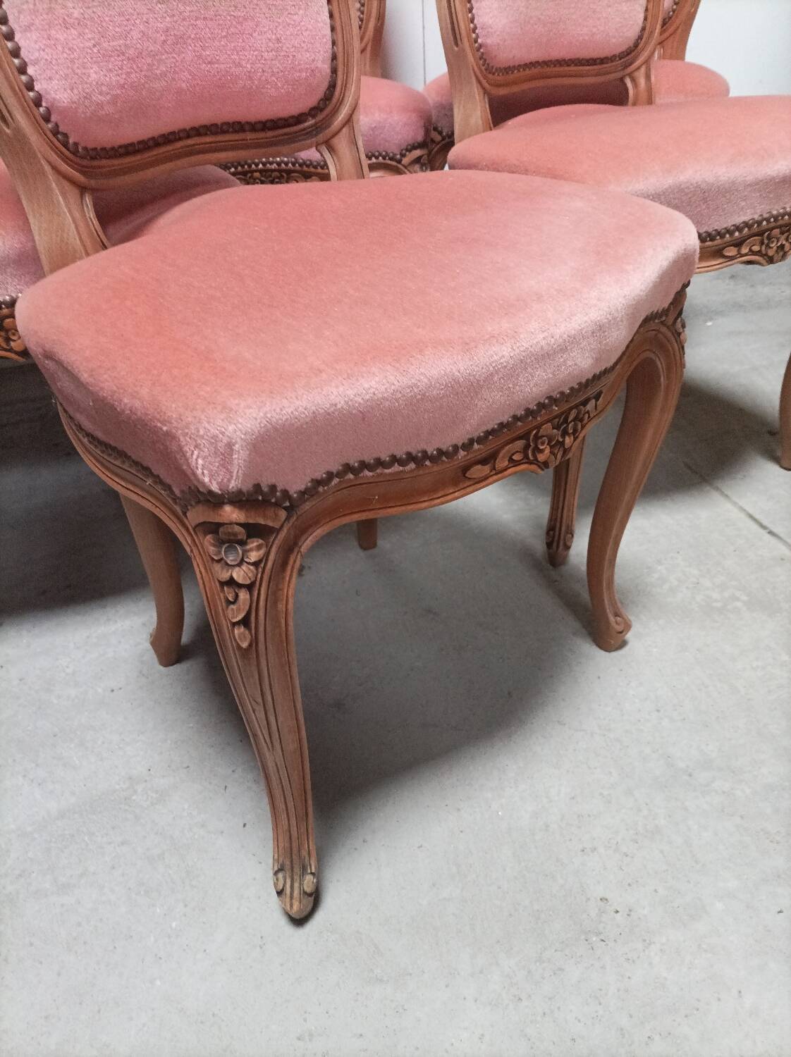6 Louis XV chairs