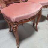 6 chaises Louis xv