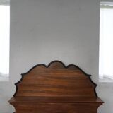 20th-century Art Deco storage bench in walnut, by a Danish cabinetmaker.