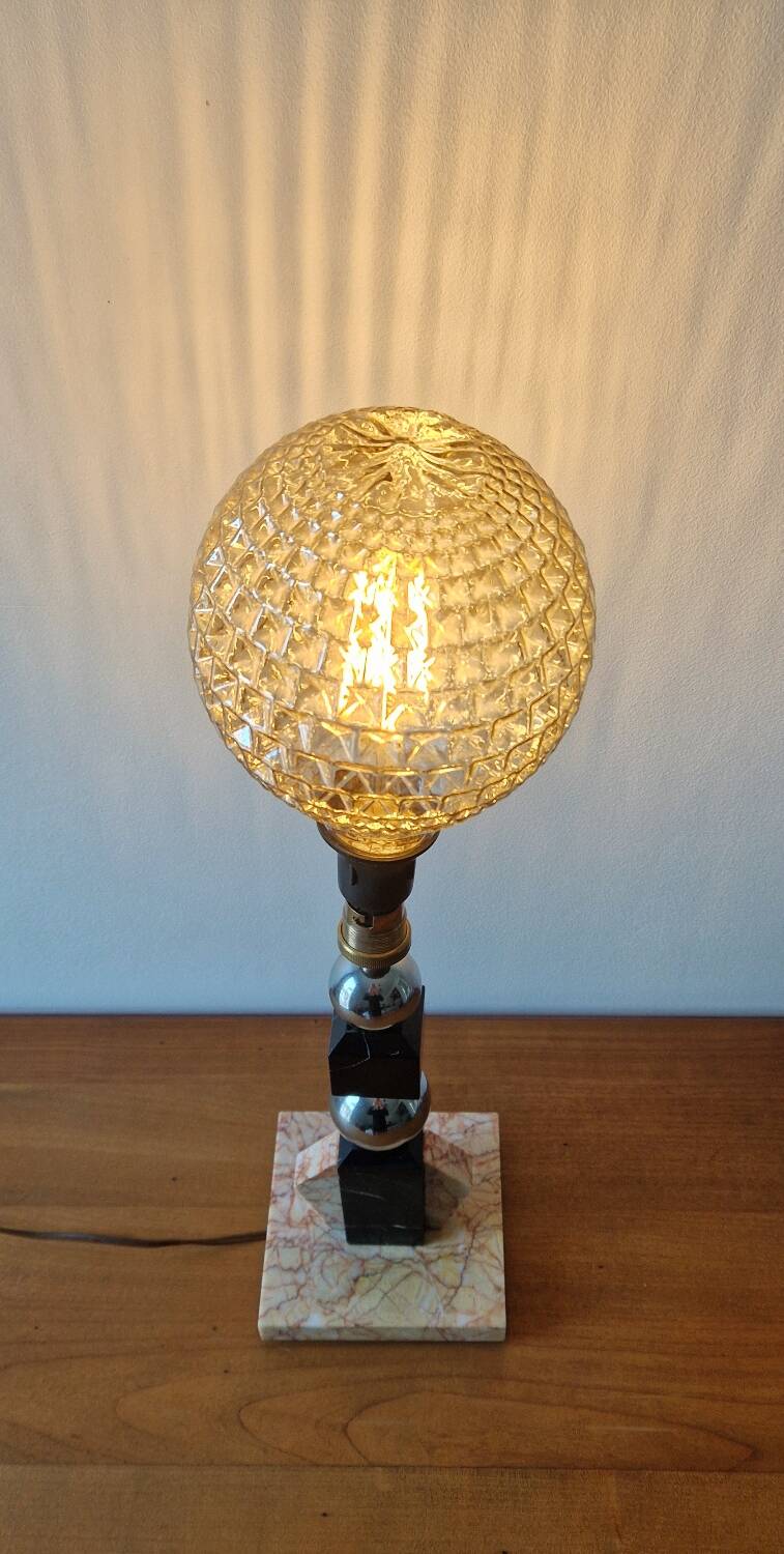 Art Deco modernist lamp base