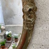 Ancient oval mirror 47x57cm