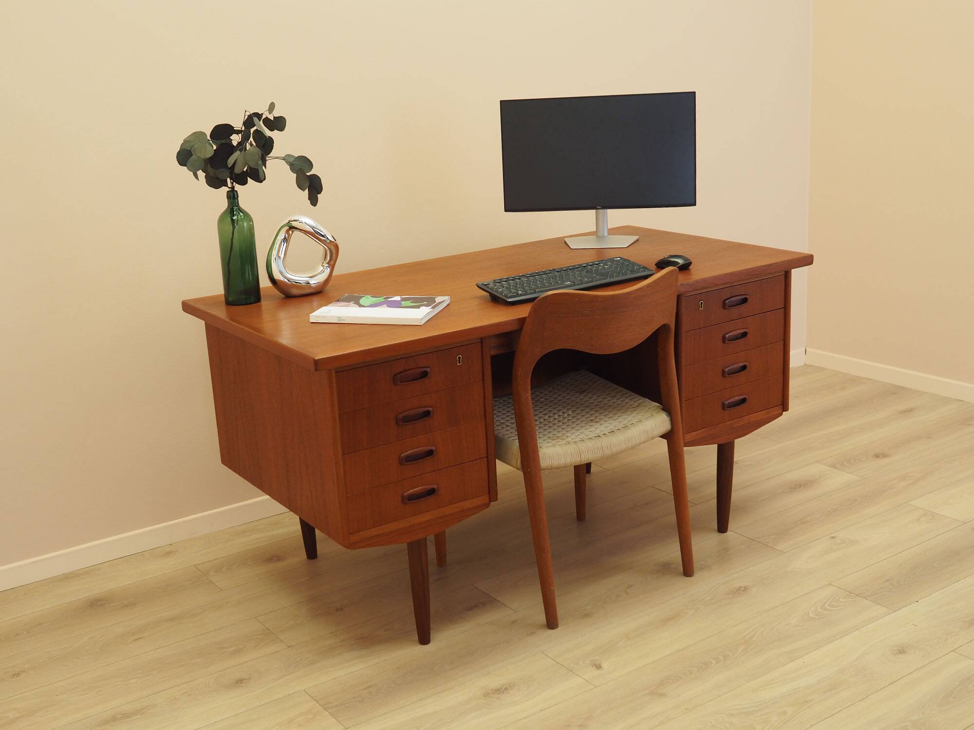 Teak desk, Danish design, 1970s, made in Denmark