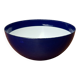Modern blue enamel bowl from the mid-century by Kaj Franck for Finel, Finland, 1960s.