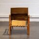 Leather safari chair