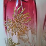 Pair of enamelled vases by Olga Théodore Legras
