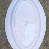 Set of 3 earthenware dishes from Sarreguemines, Riquewihr model.