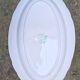 Set of 3 earthenware dishes from Sarreguemines, Riquewihr model.