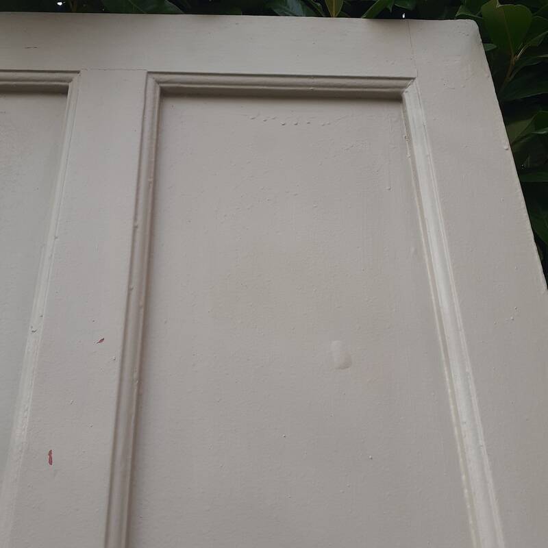 Old exterior entrance door solid H225xW86cm solid wood