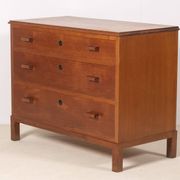 Commode Funkis des années 1930 en chêne, Suède