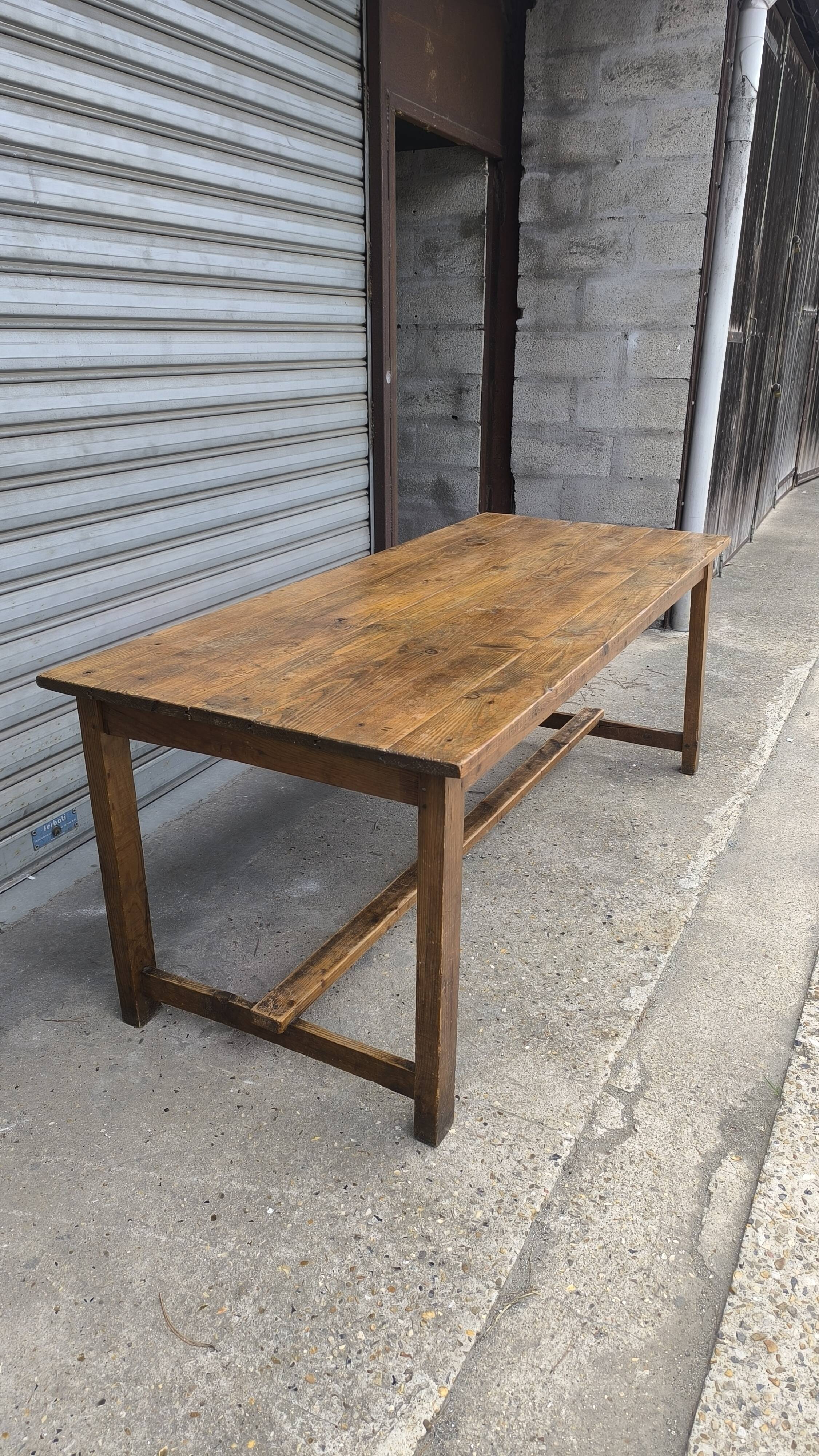 1950s Swedish Pine Farmhouse Table