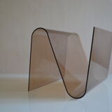 Modernist magazine holder pop space age plexiglas smokes vintage 70 years