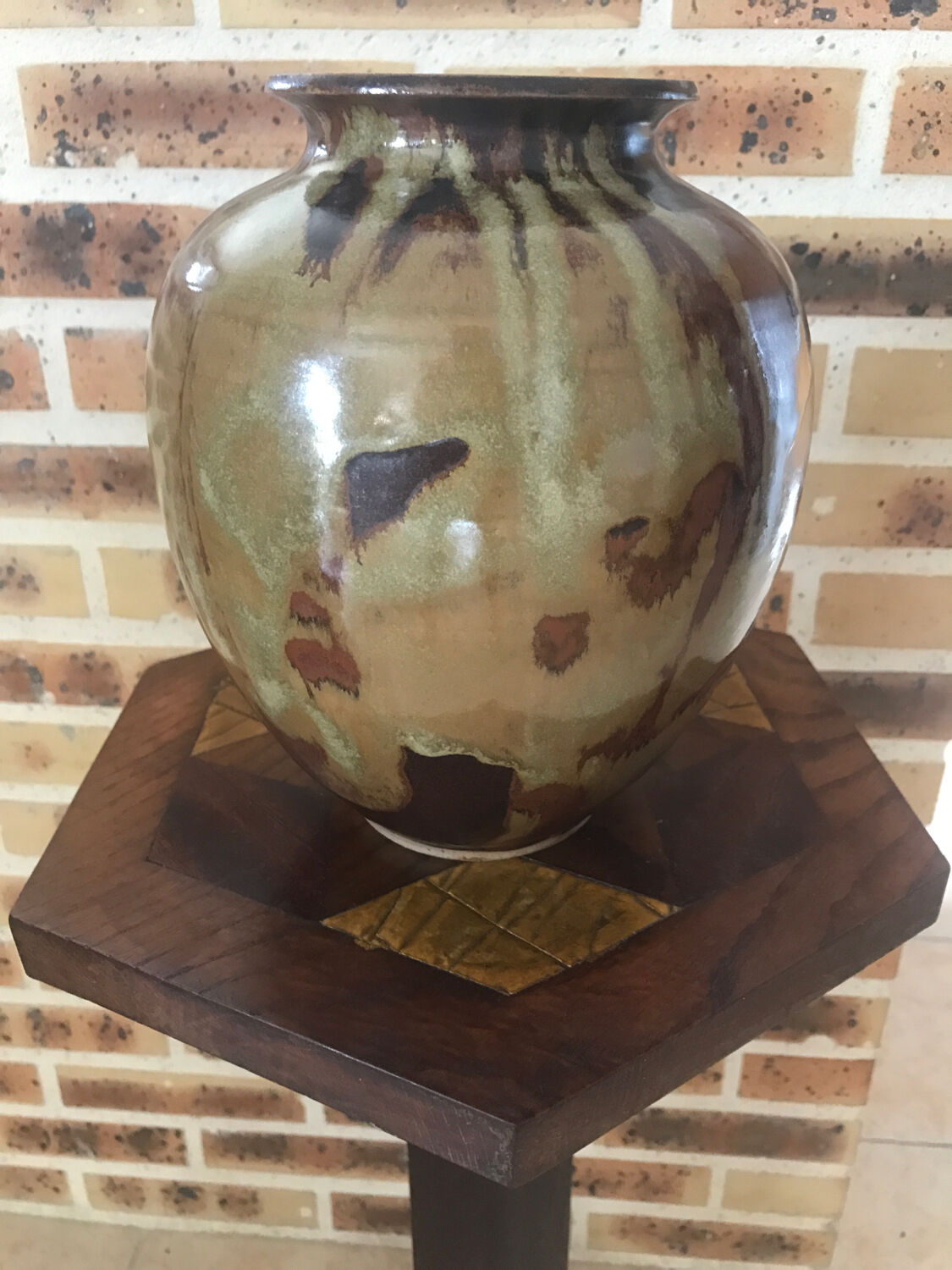 Ceramic vase signed capon