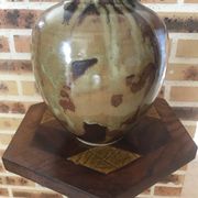 Ceramic vase signed capon