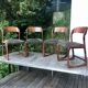 Chaises traîneau Baumann