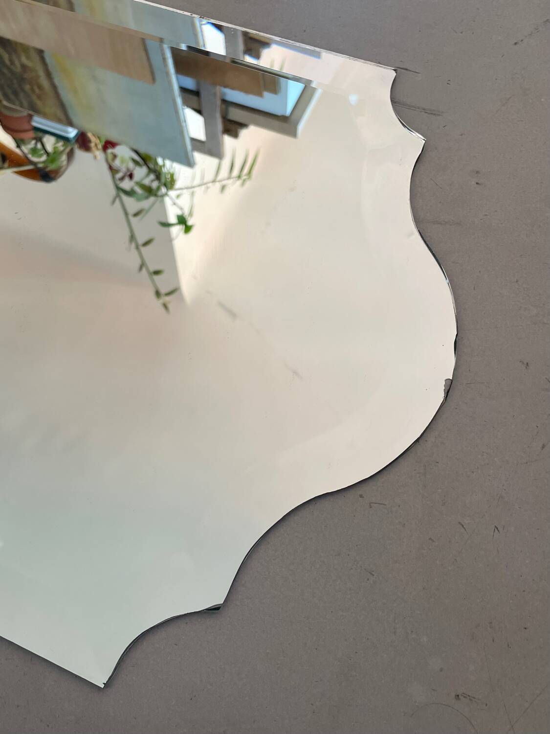 Beveled mirror 40x122cm