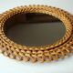 Wicker wall mirror - Vintage