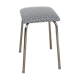Vintage chrome foot stool